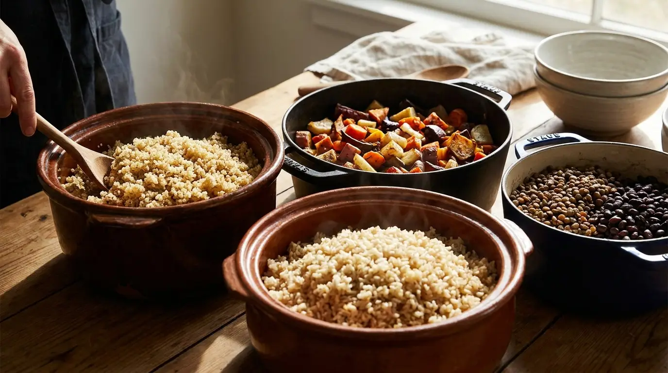 Batch cooking: cook once, eat all week