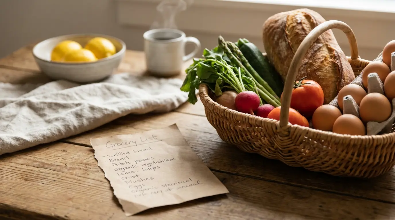 How to write a grocery list that saves time and money