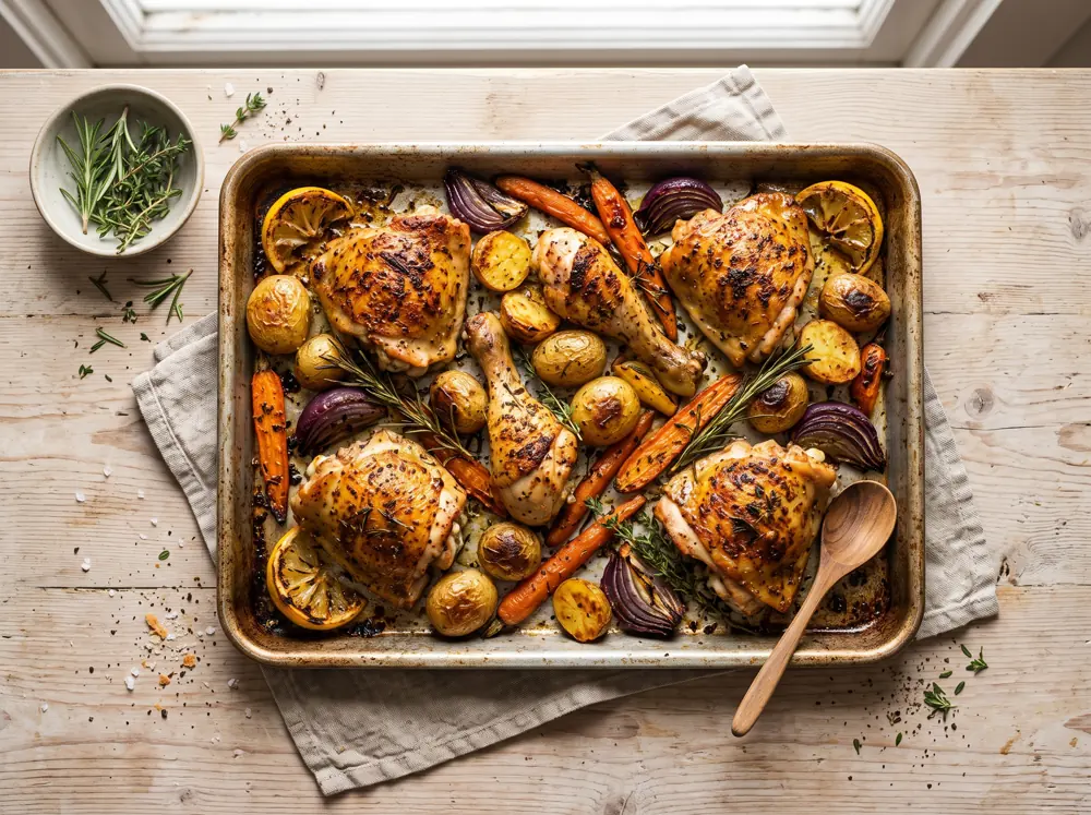 Lemon herb roast chicken