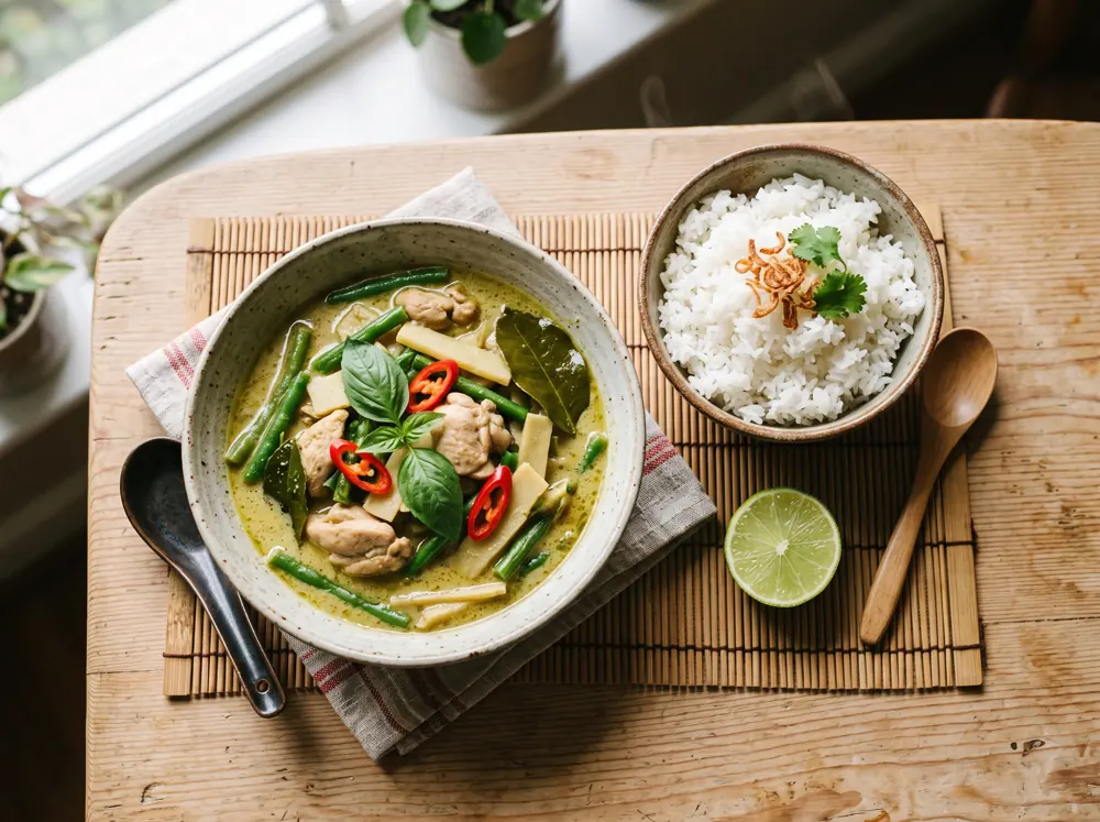 Thai green curry